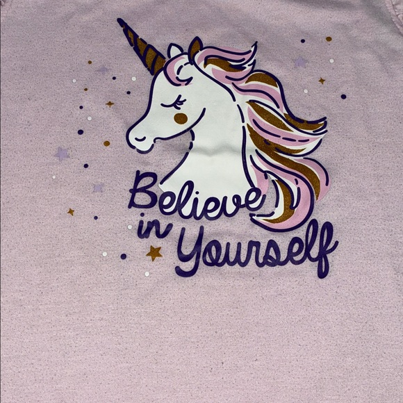 Laura Ashley Pink Unicorn Sleeveless Girl’s 6 Nightgown - Picture 5 of 7